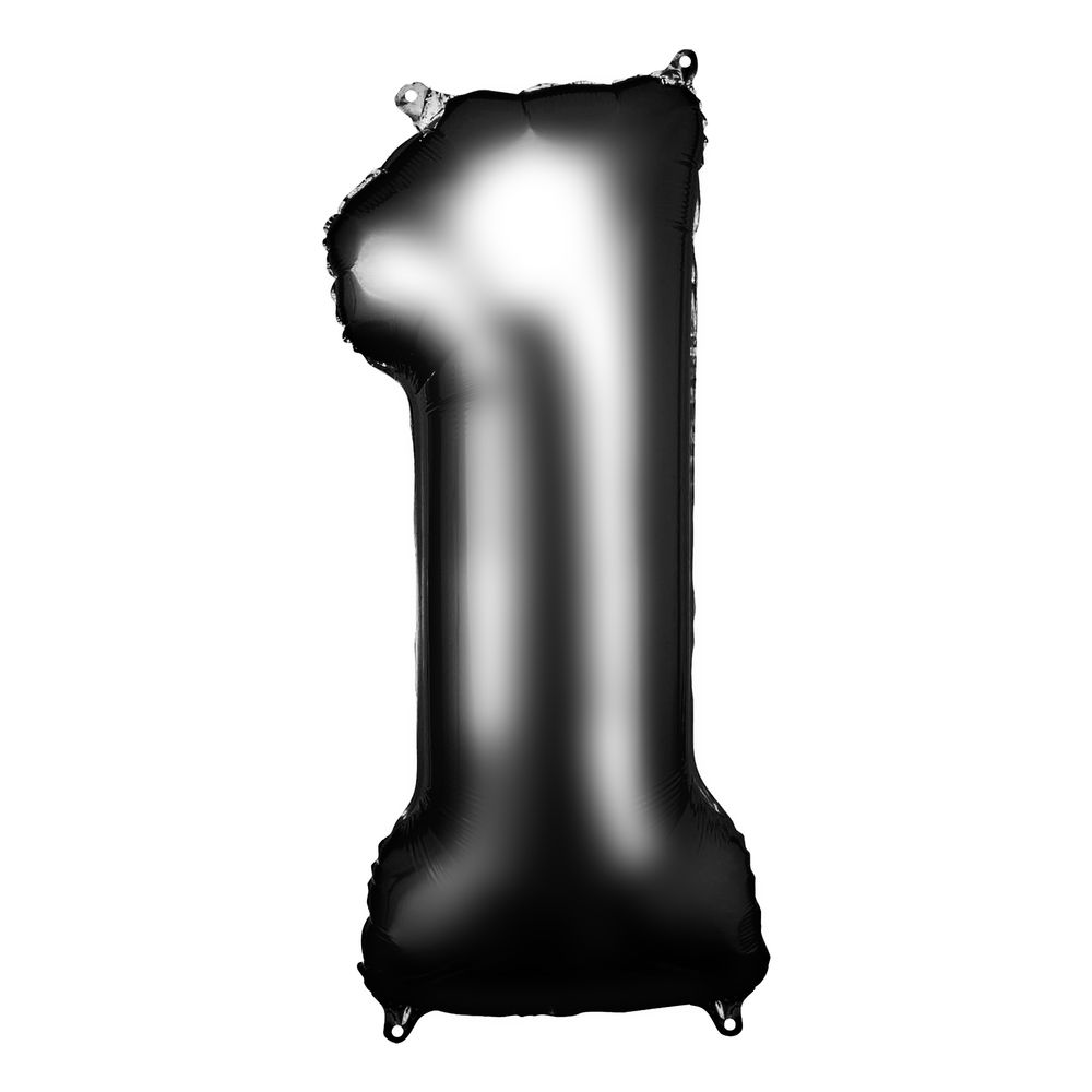 Talballon Sort Satin