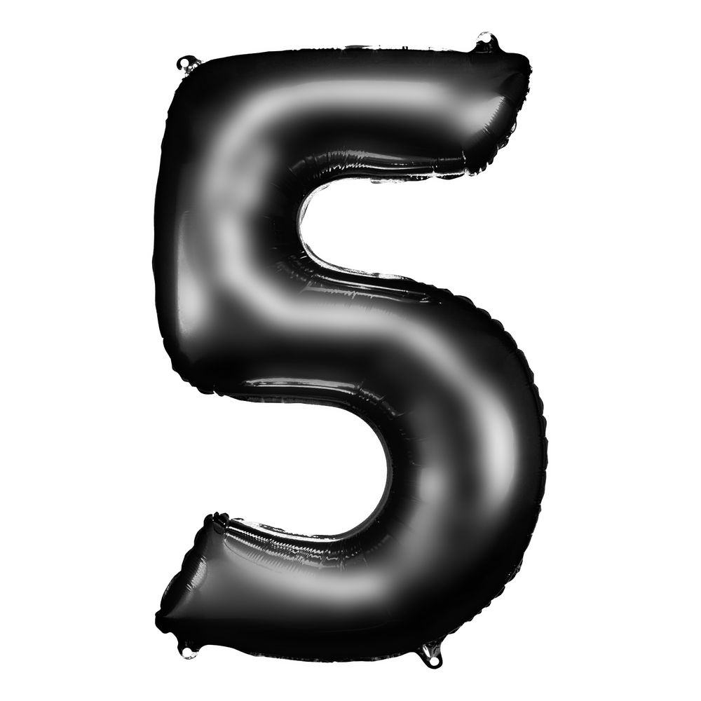 Talballon Sort Satin