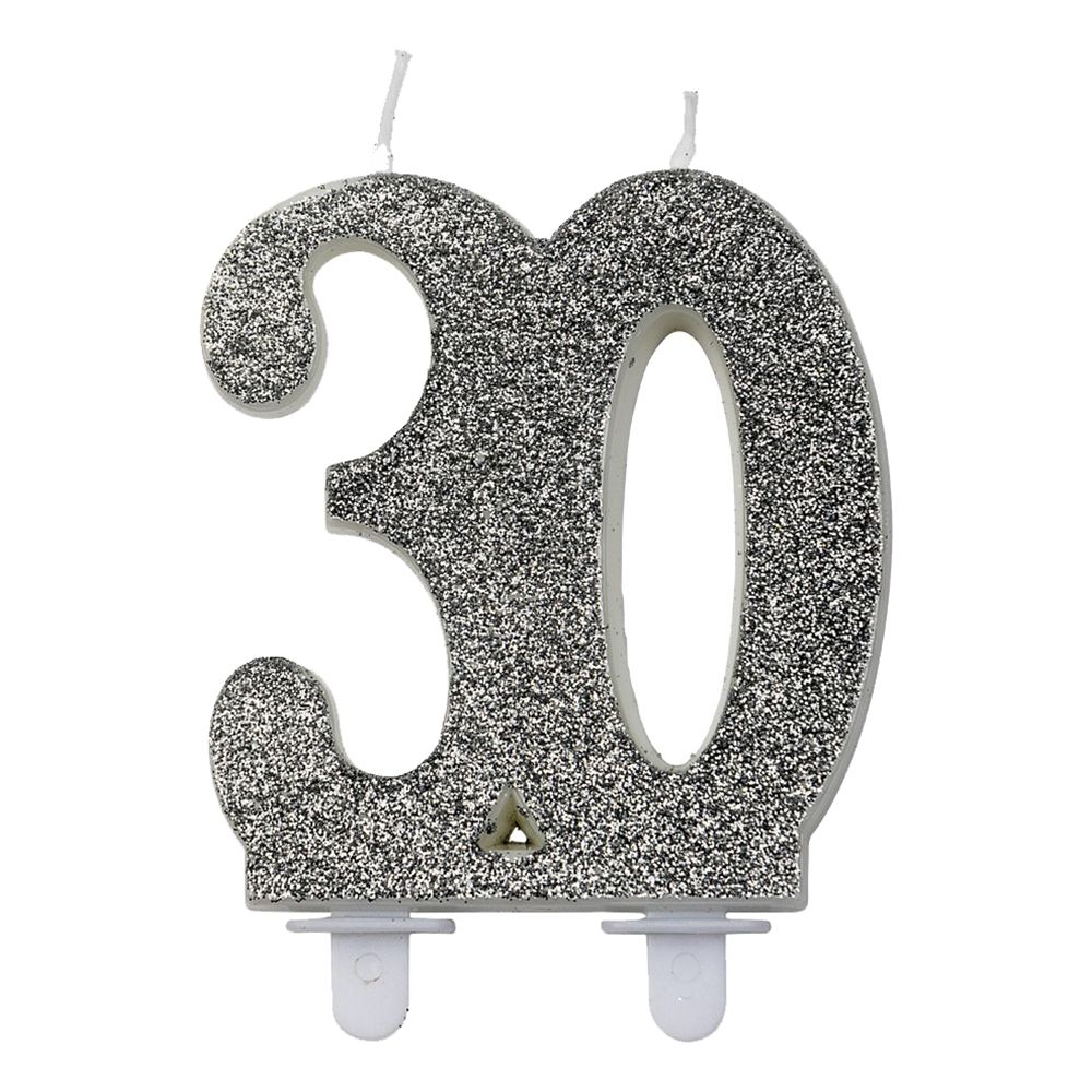 Sifferljus Glitter Silver