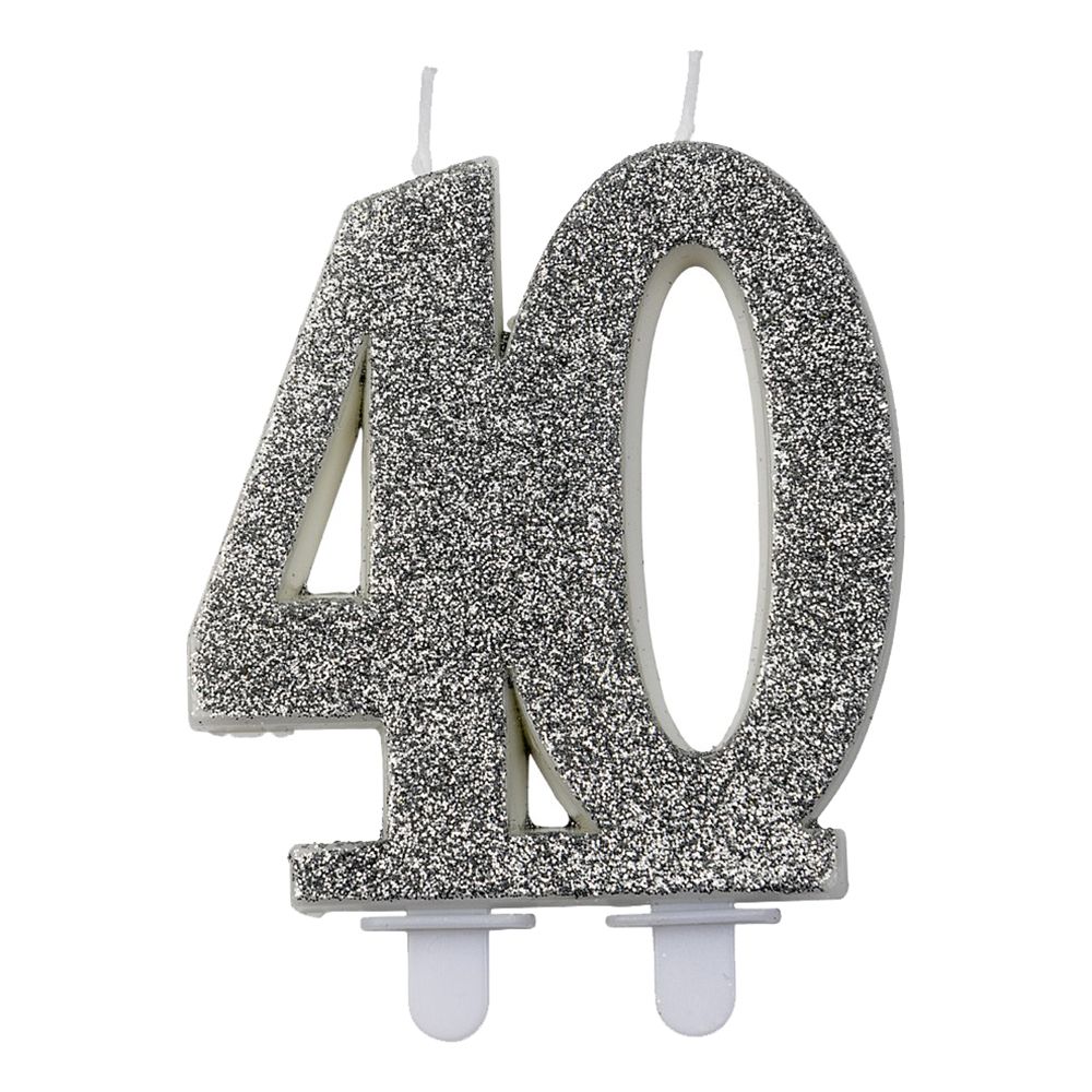 Sifferljus Glitter Silver