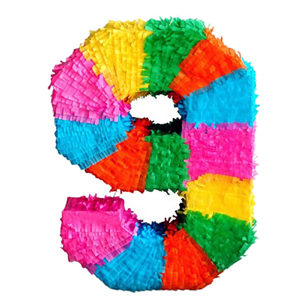 Tallpiñata Regnbuefarget