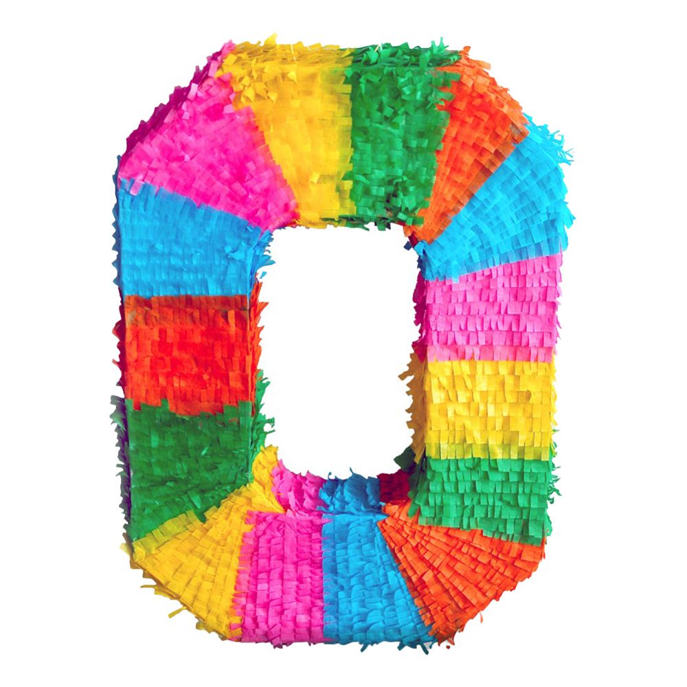 Tallpiñata Regnbuefarget