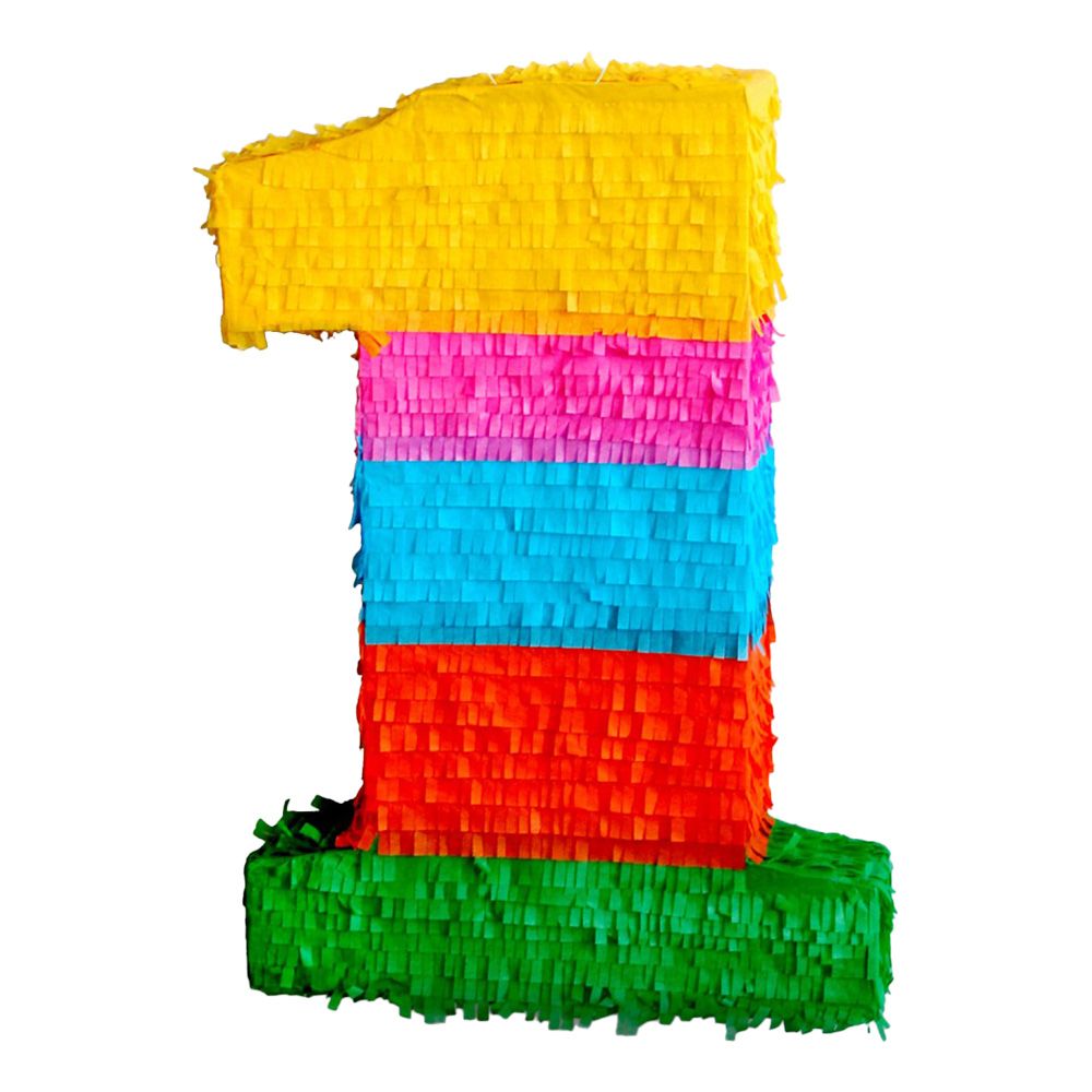 Tallpiñata Regnbuefarget