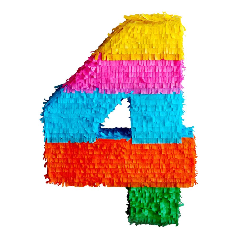 Tallpiñata Regnbuefarget
