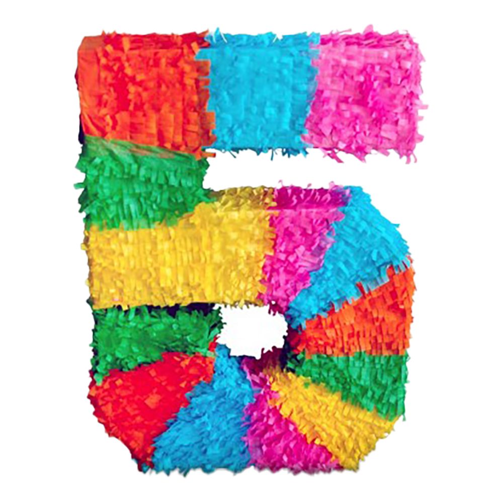 Tallpiñata Regnbuefarget