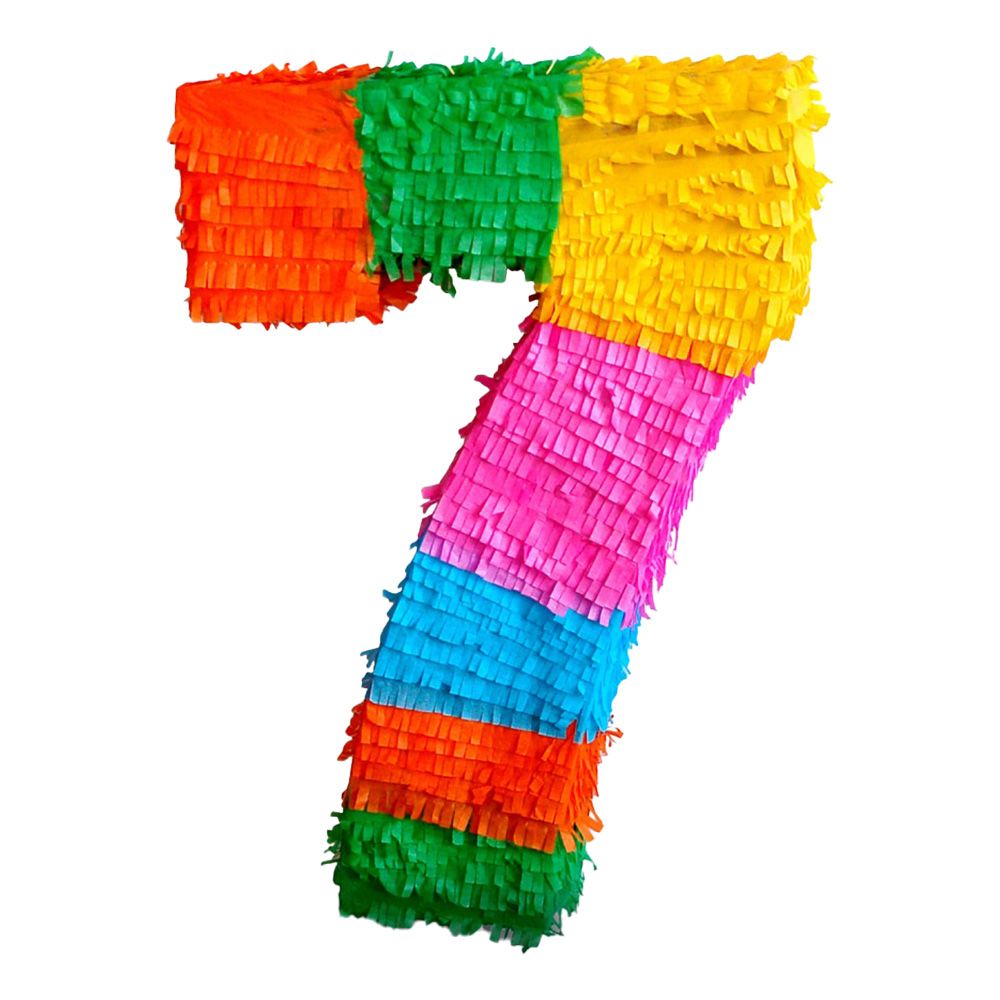 Tallpiñata Regnbuefarget