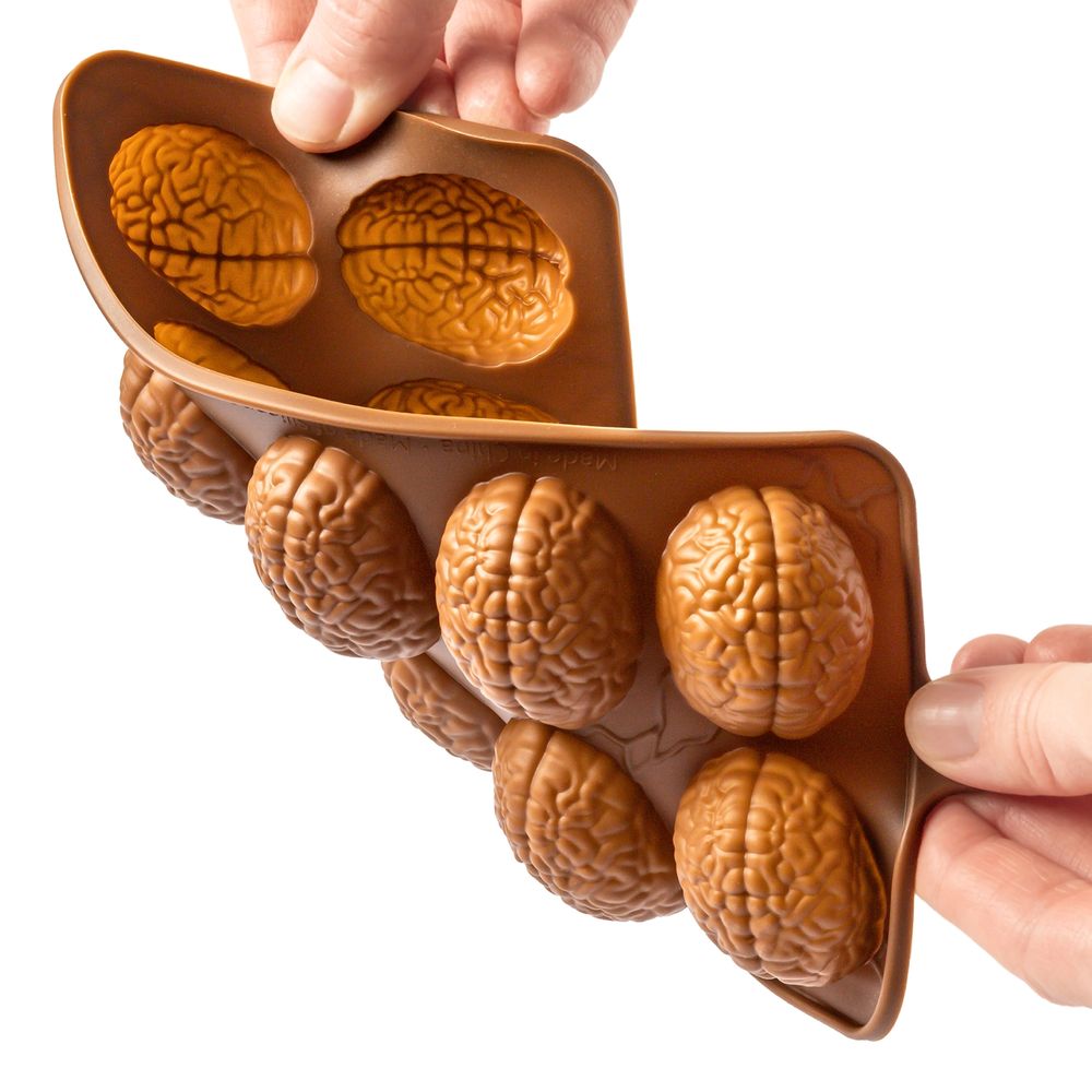 Silikoneform Hjerner