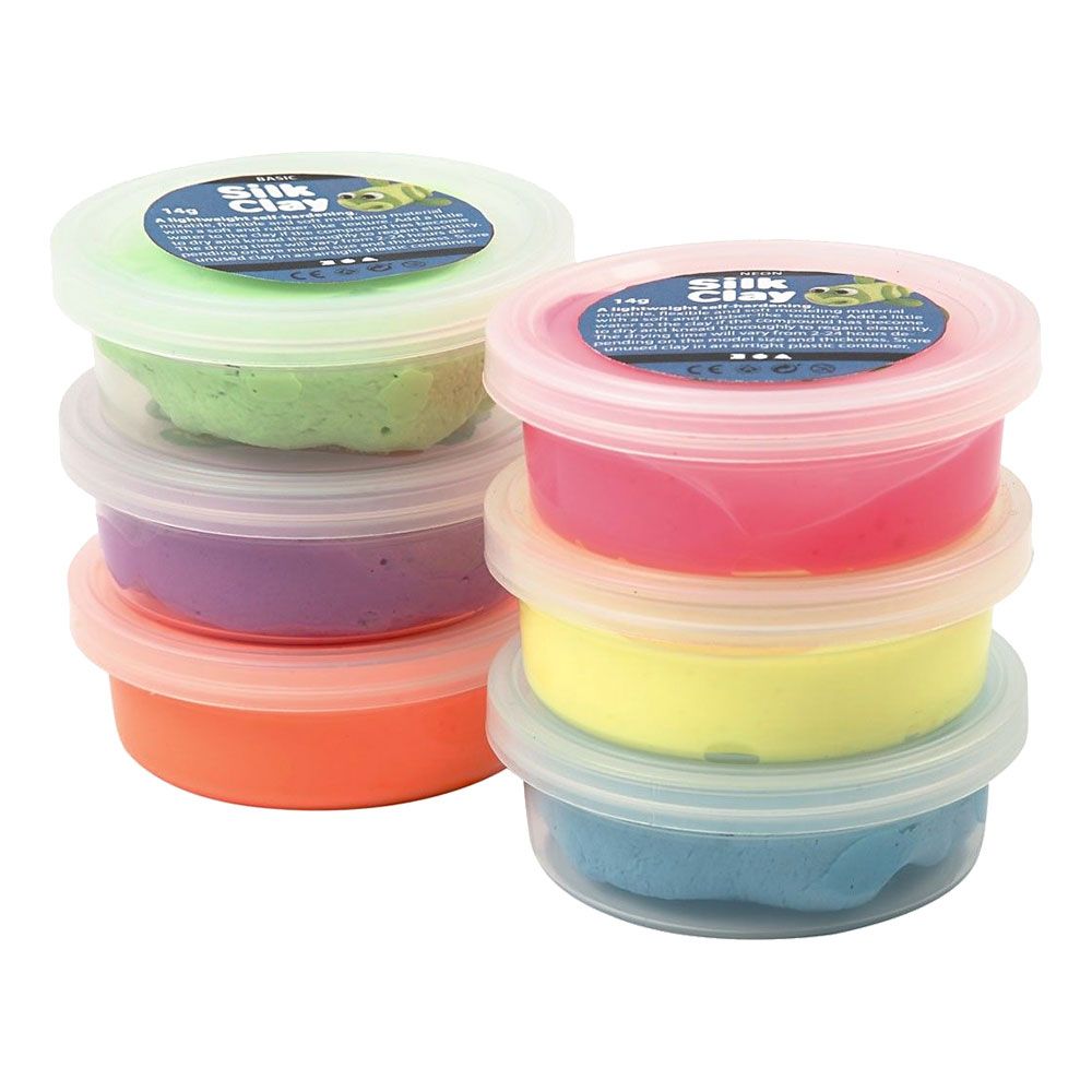 Silk Clay Neonfarger