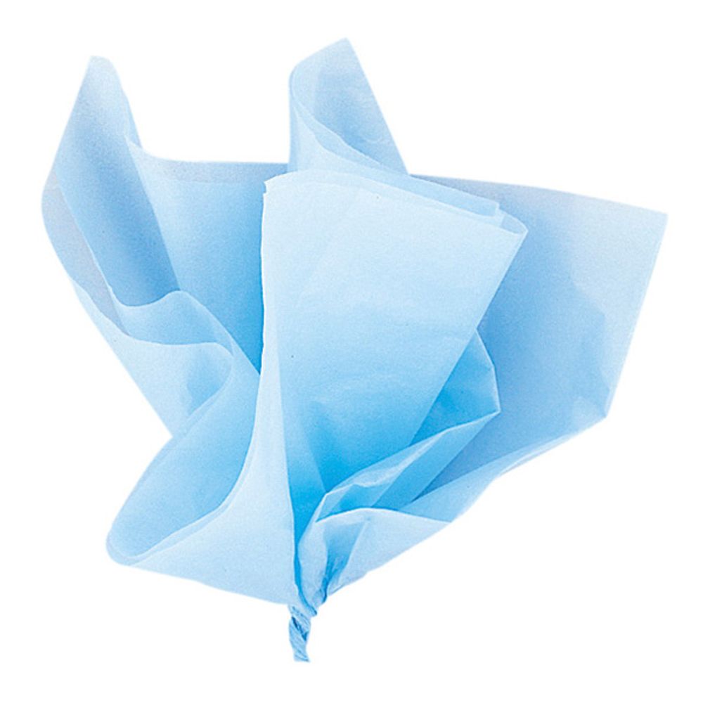 Silkepapir Lyseblått