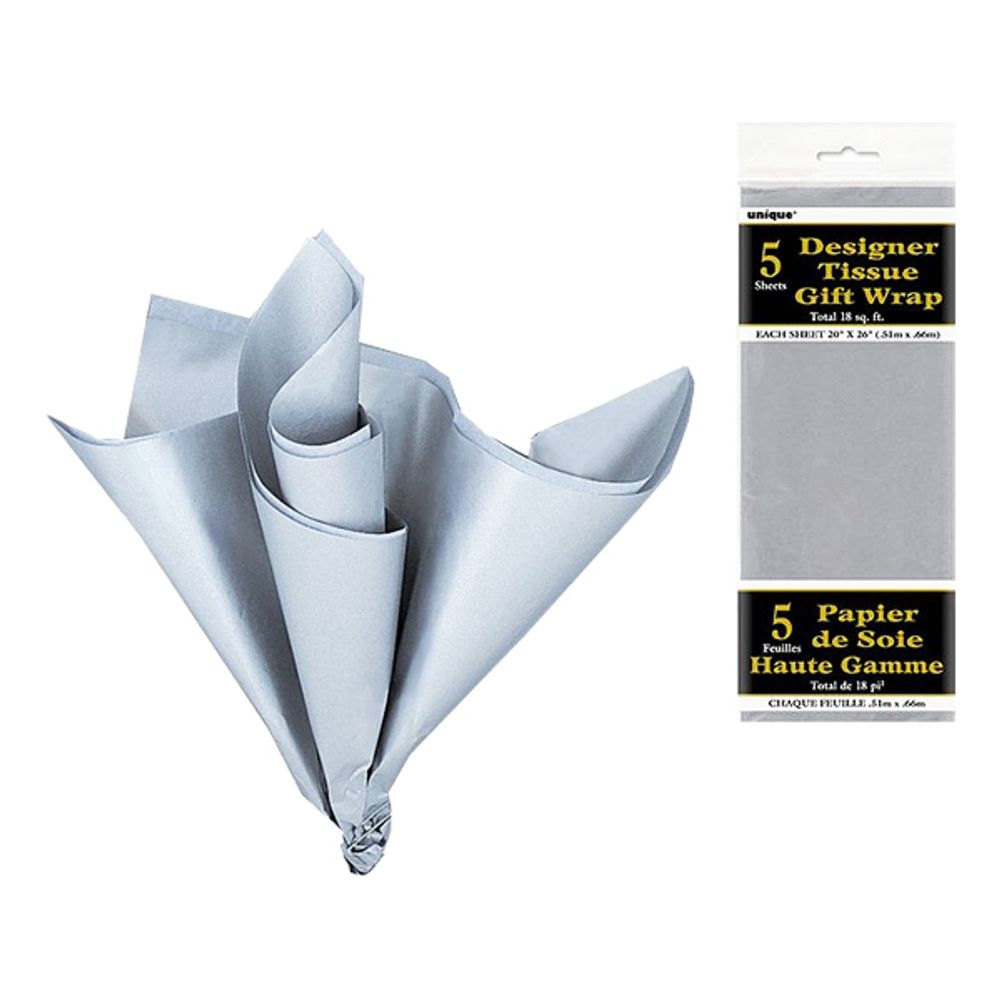 Silkespapper Silver