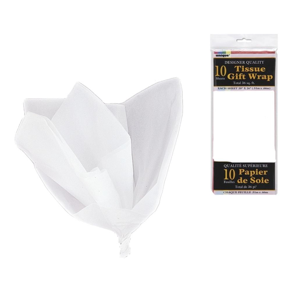 Silkepapir Hvit