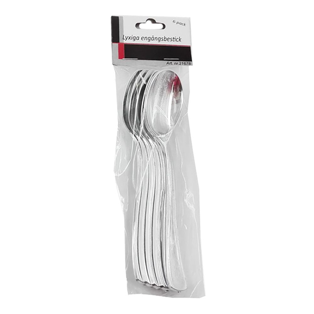 Silver Kaffeskedar i Plast