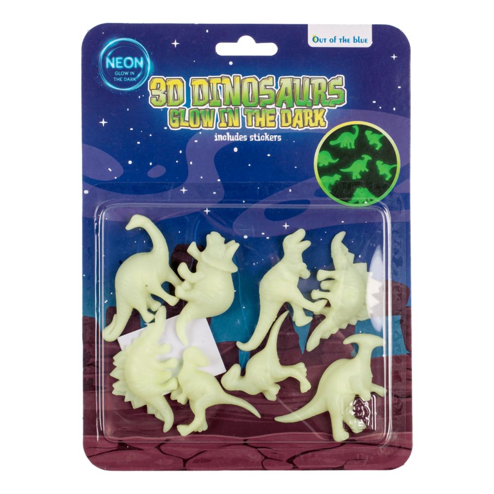 Självlysande 3D Dinosaurier