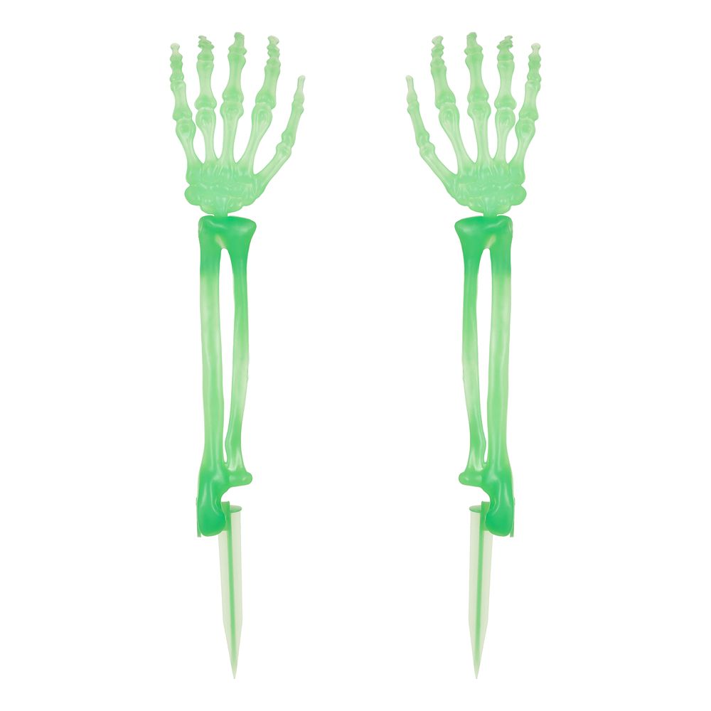Självlysande Skeletthänder i Marken