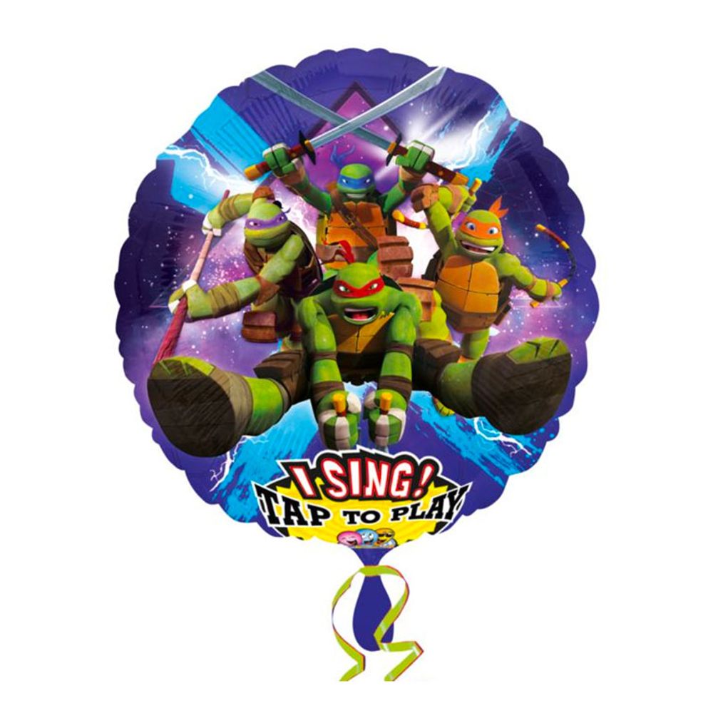 Laulava Folioilmapallo Ninja Turtles