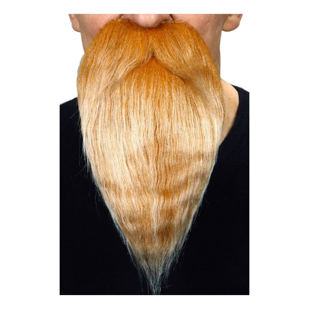 Skjegg med Bart Lang Blond