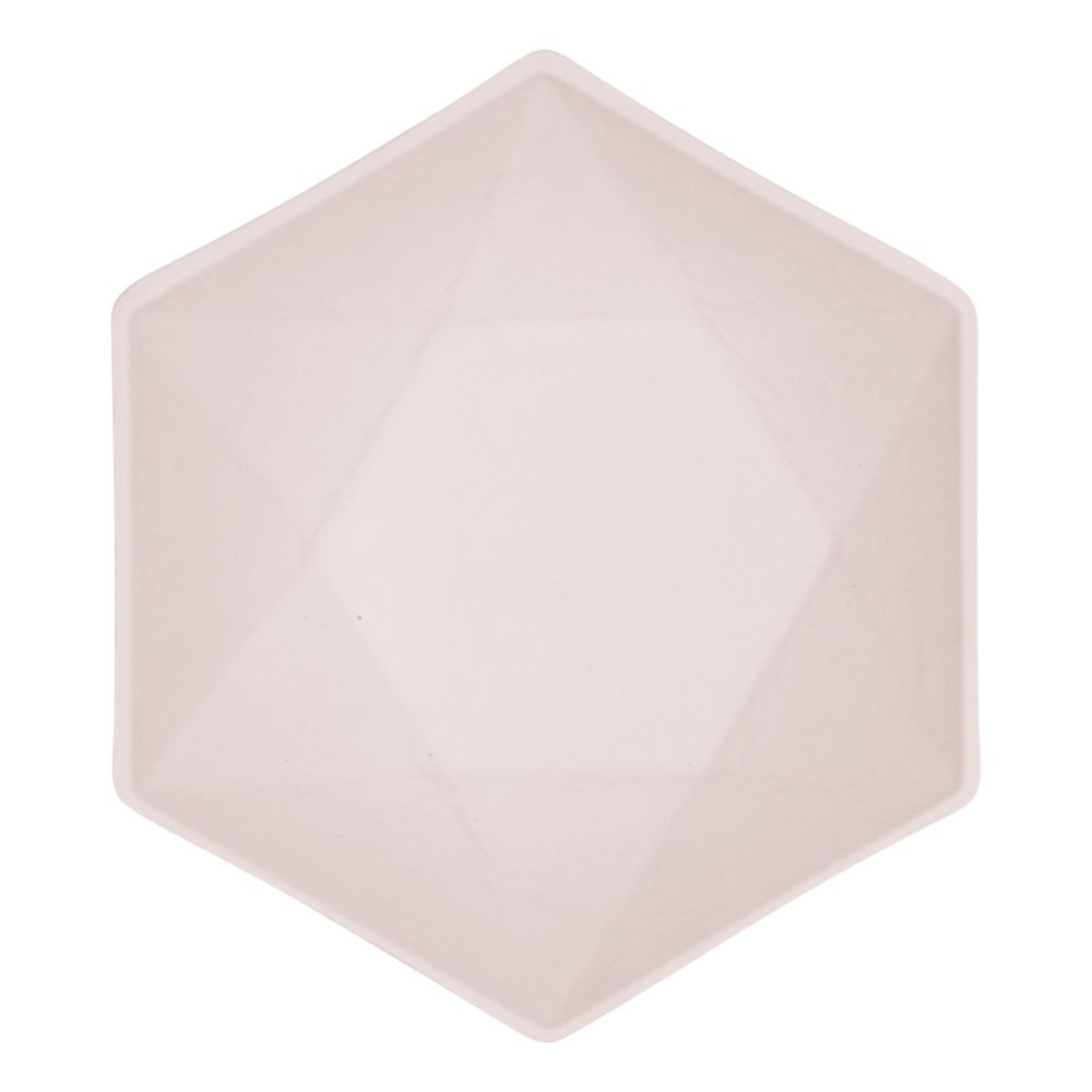 Skålar Hexagonala Vert Decor Rosa