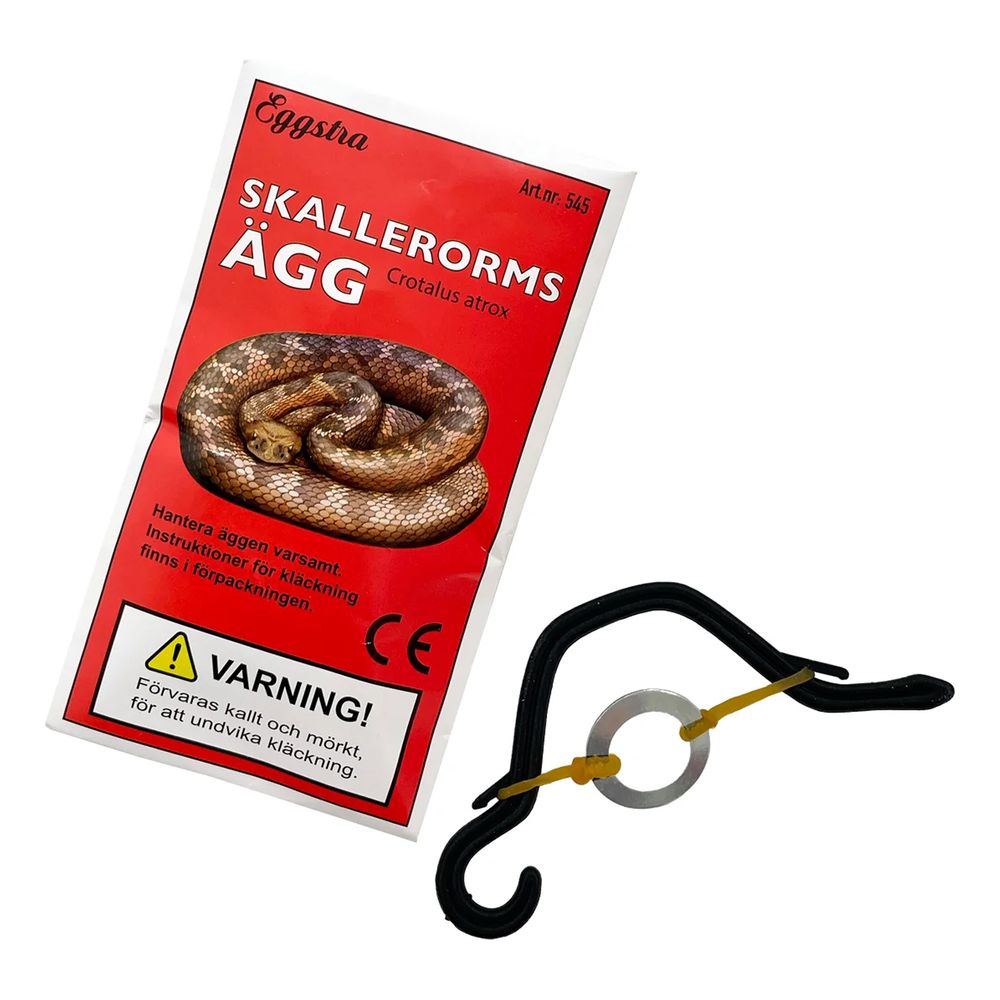 Skallerormsägg Skämtartikel