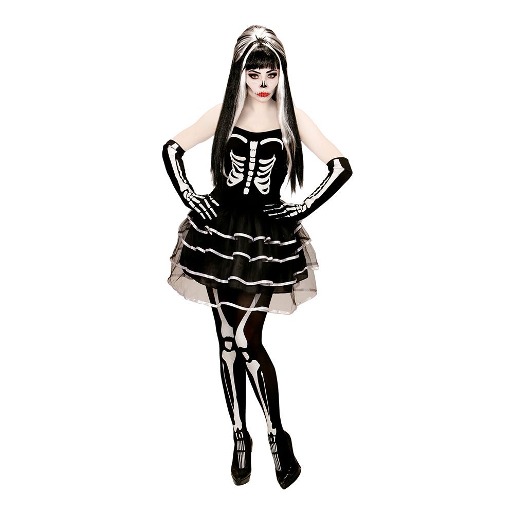 Skelet Dame Kostume