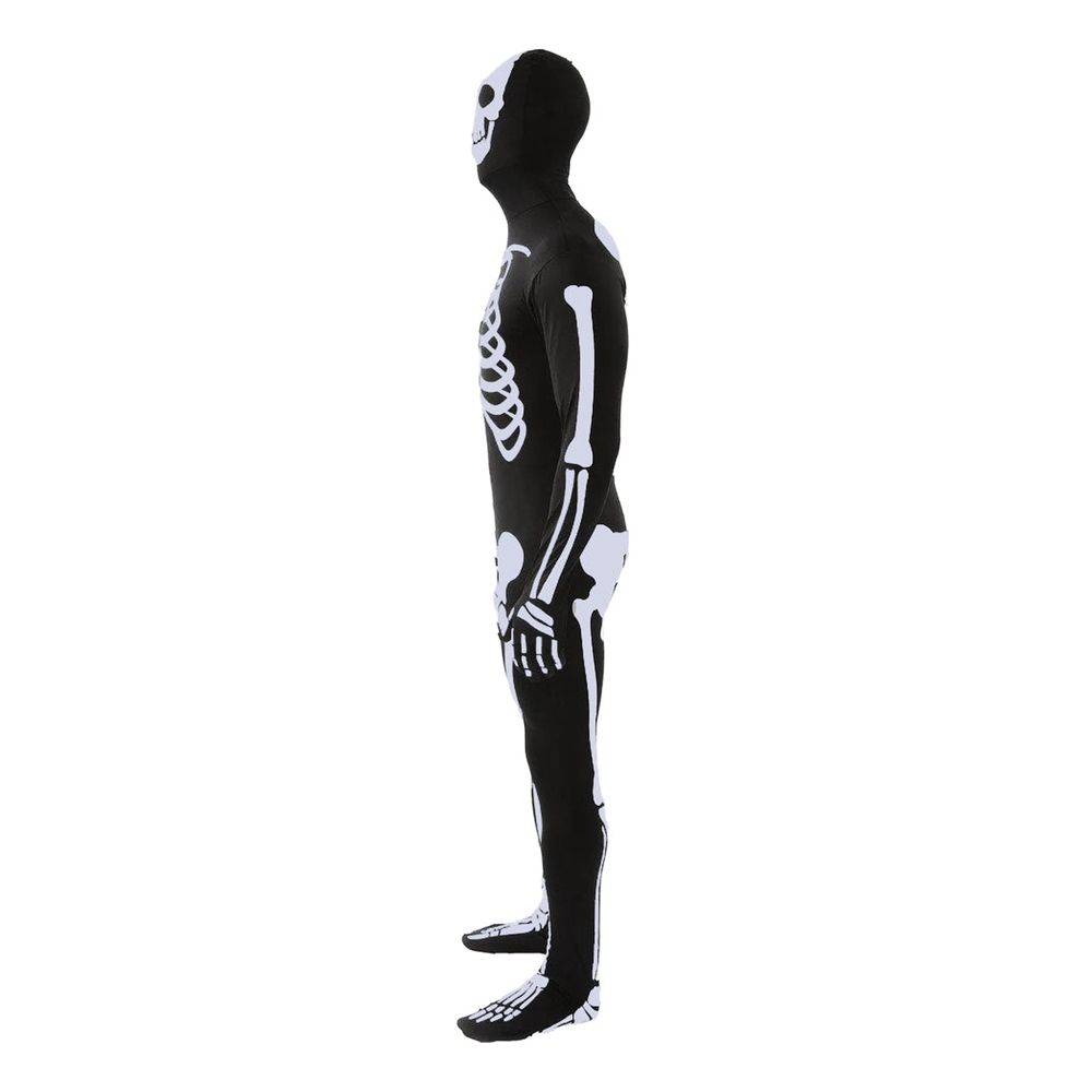 Skelett Skinsuit Maskeraddräkt
