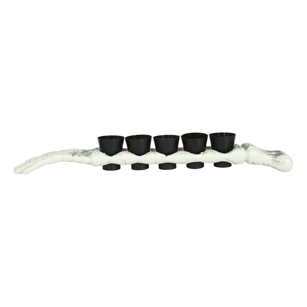Skeletarm med Shotglas