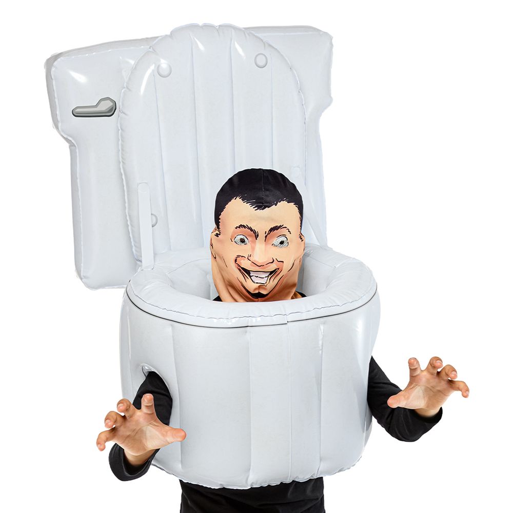 Skibidi Toilet Man Barn Kostyme