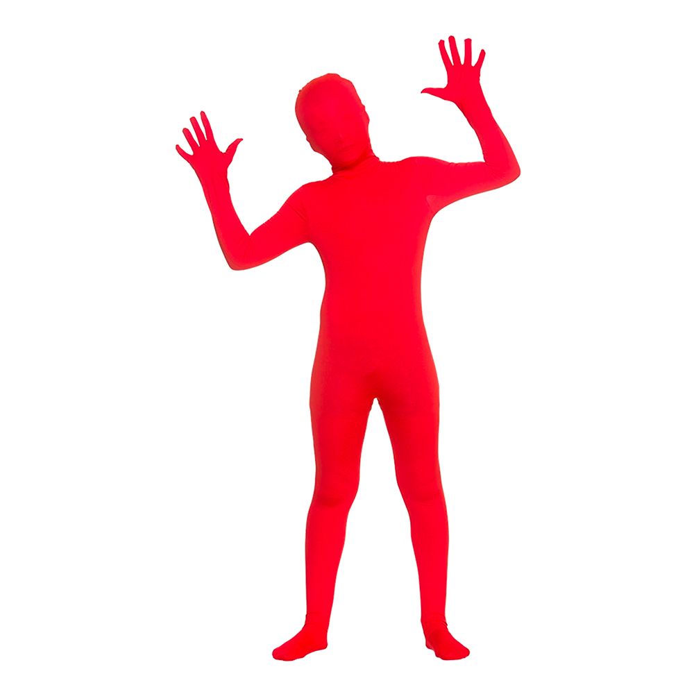 Skinz Rød Børnekostume