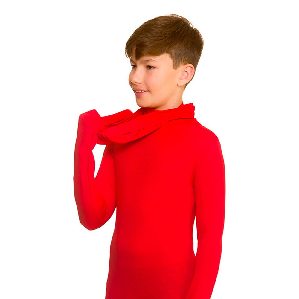 Skinz Rød Børnekostume