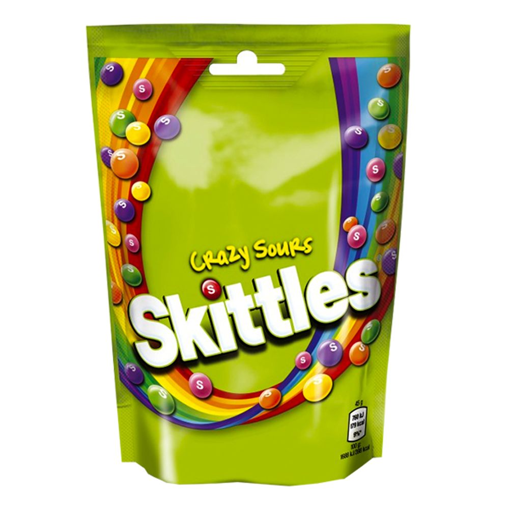 Skittles Crazy Sours Pussissa