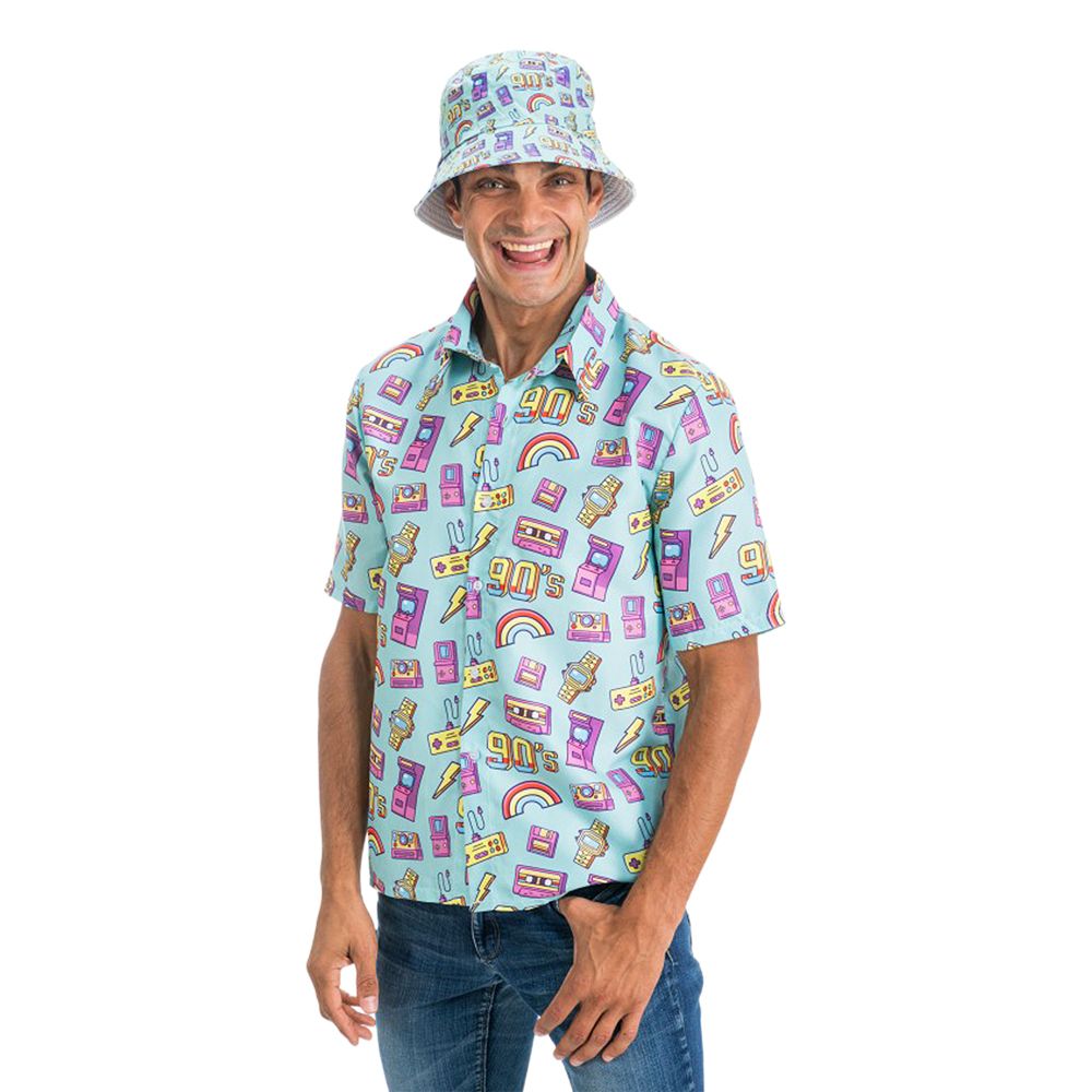 Skjorte 90's Blå