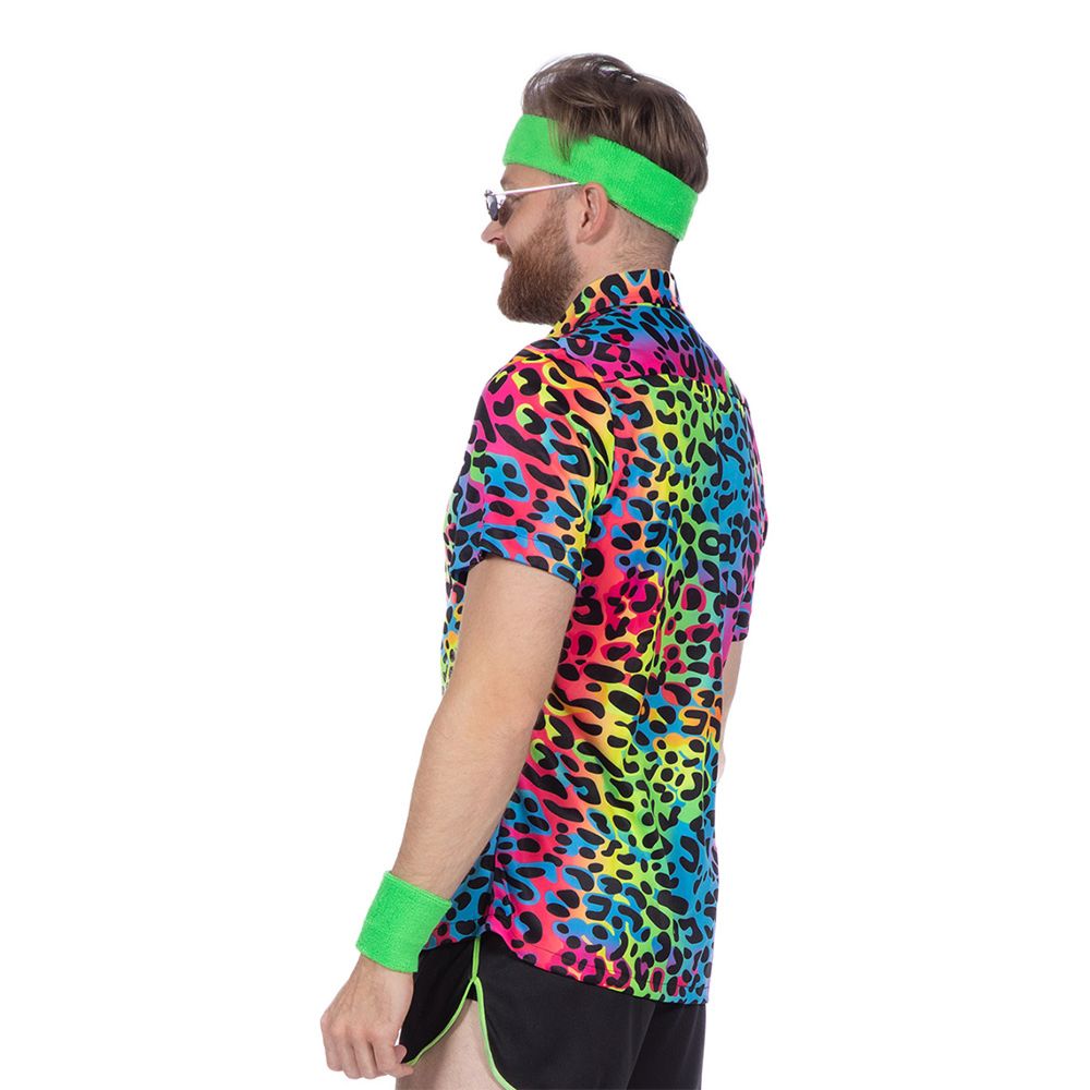 Skjorte Leopard Neon Herre