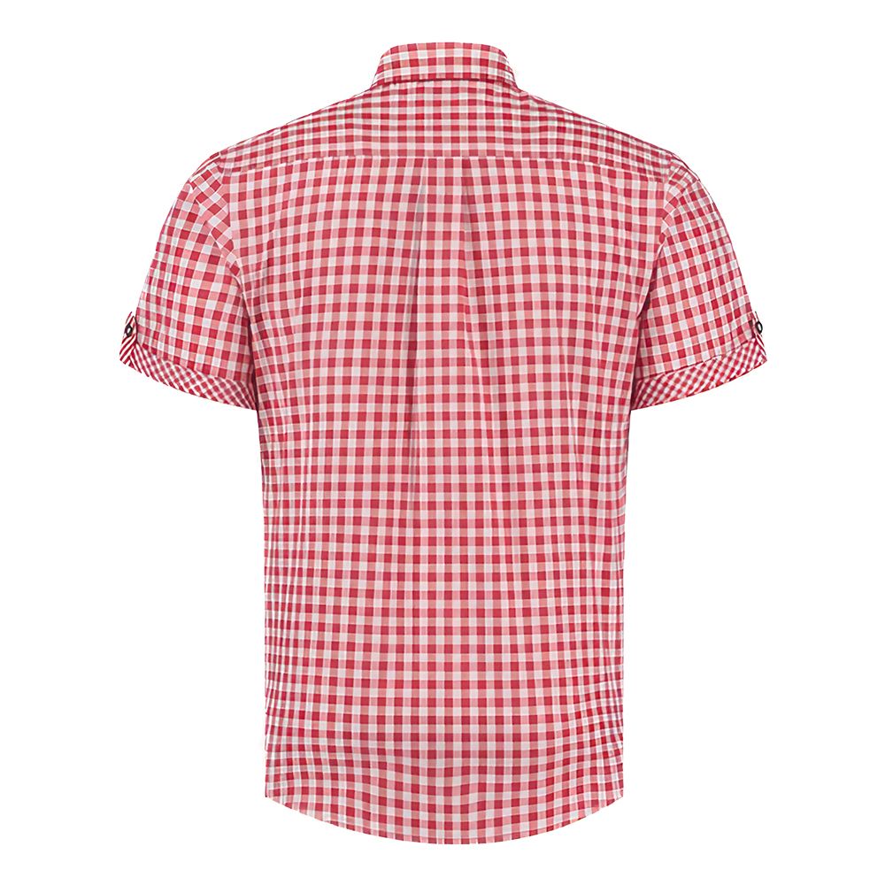Skjorte Oktoberfest Rød/Ternet