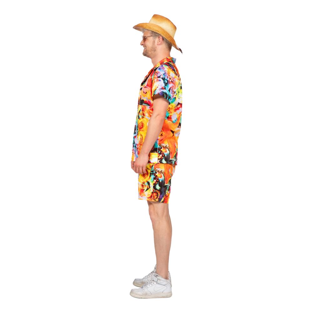 Hawaiikille Blommor Maskeraddräkt