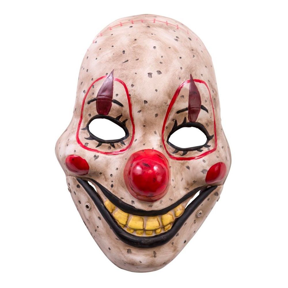 Skräckclown Mask med Rörlig Käke