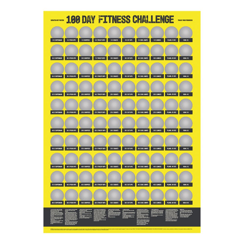 Skrapebilde 100 Day Fitness Challenge