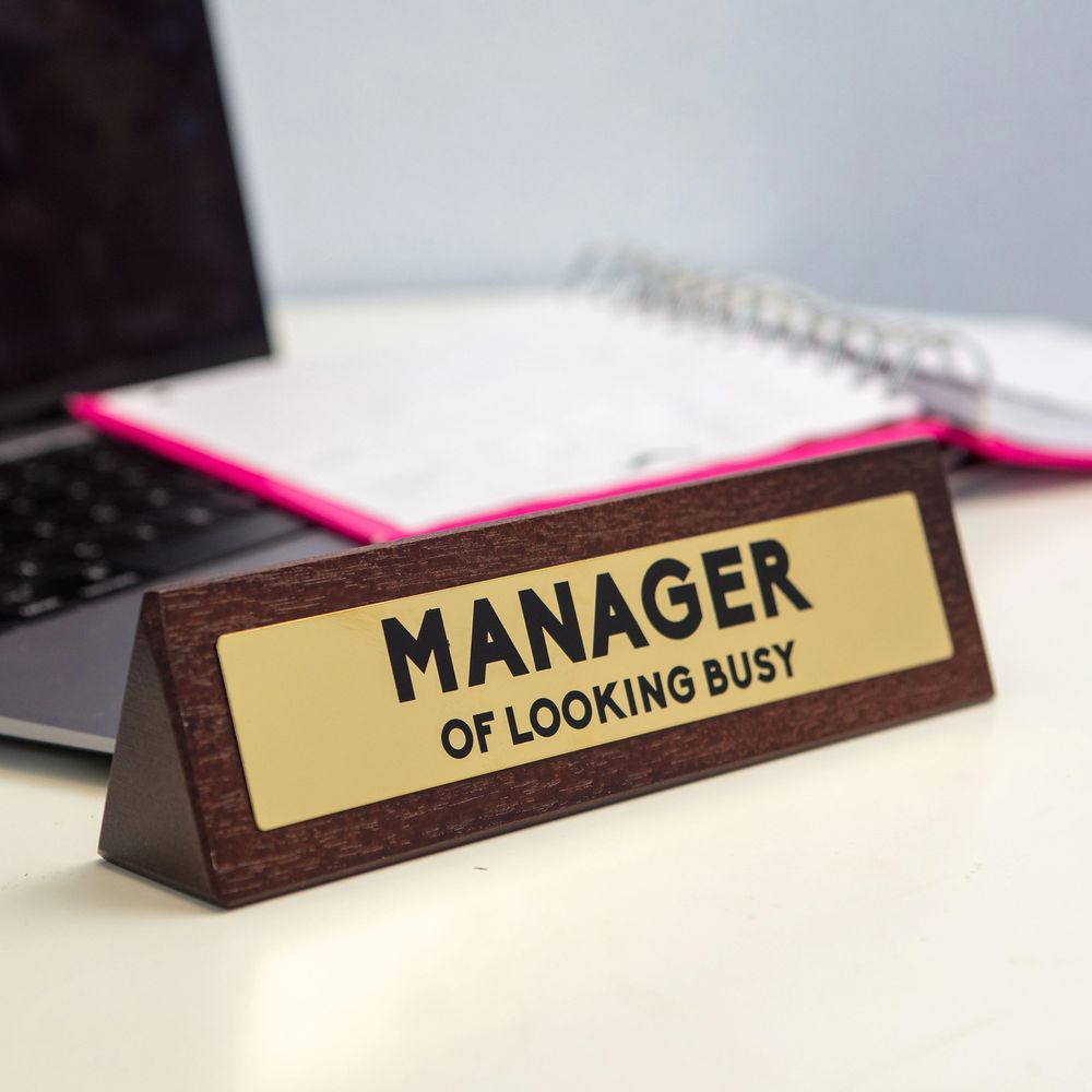 Skrivebordsskilt Manager