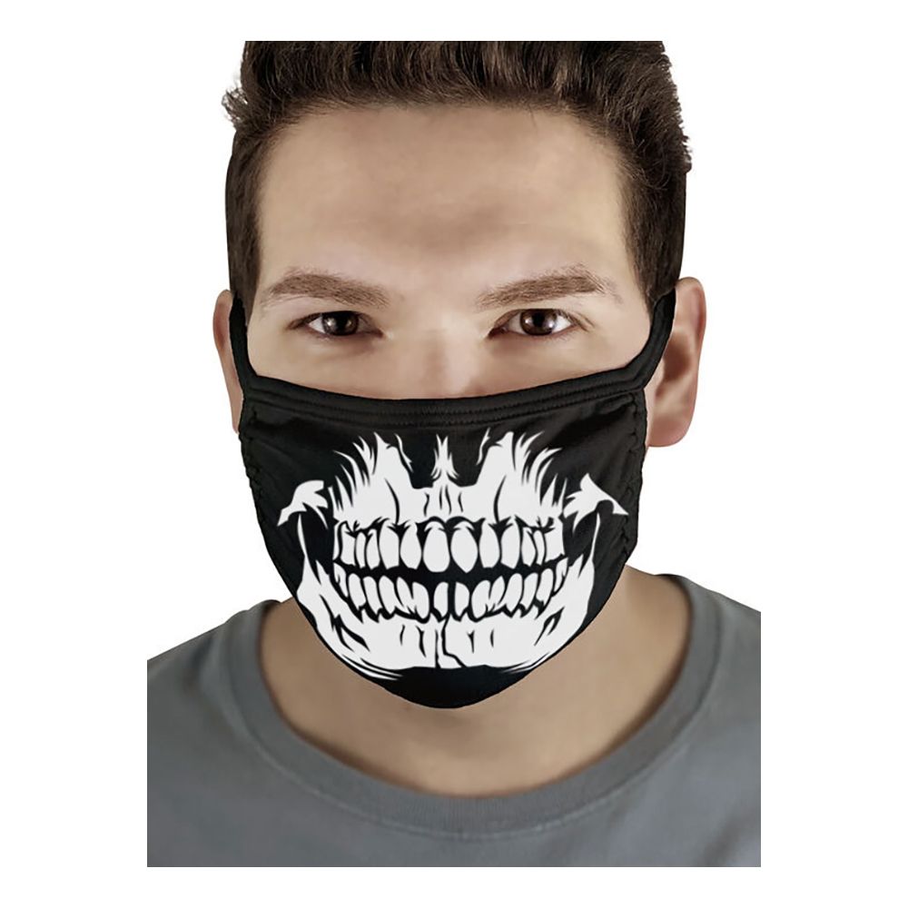 Skull Teeth Munnbind