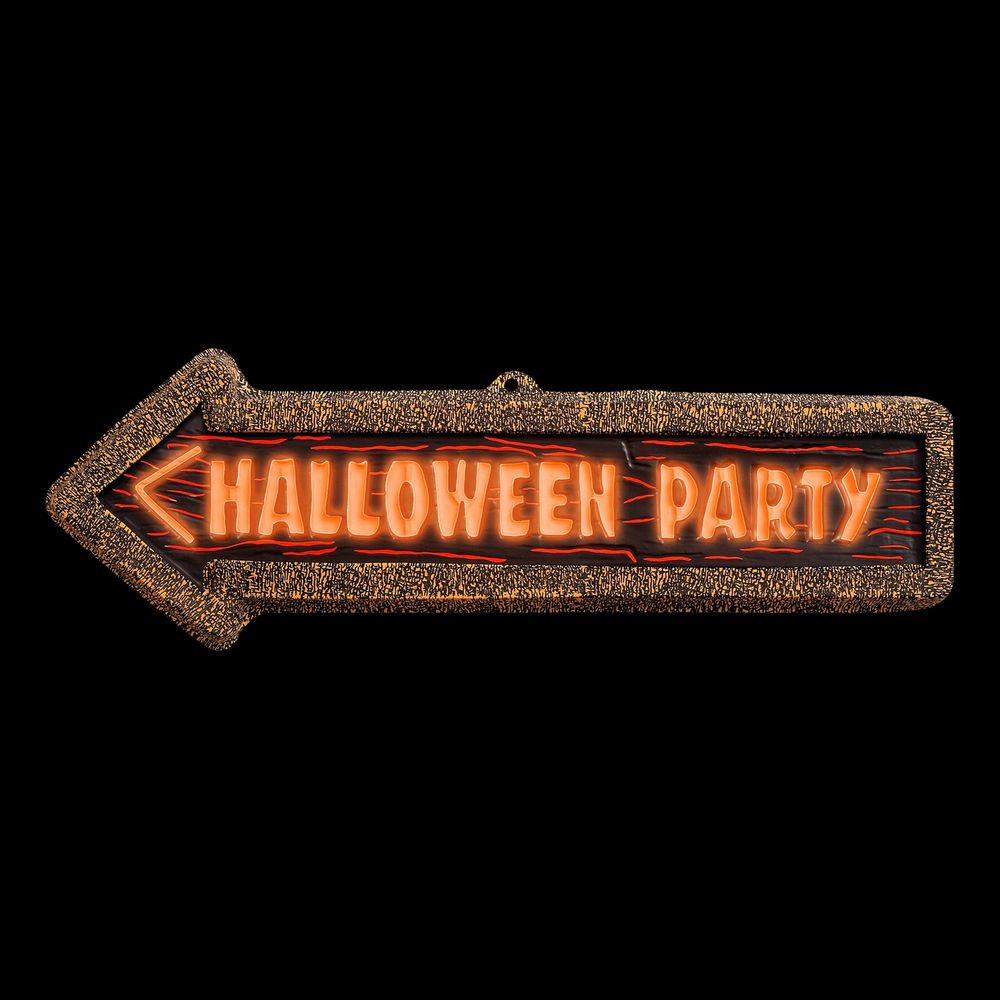 Skilt Halloween Party