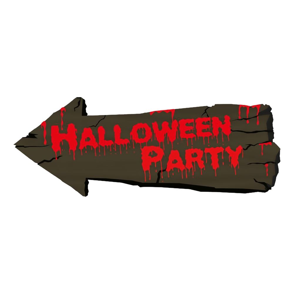 Skilt Halloween Party