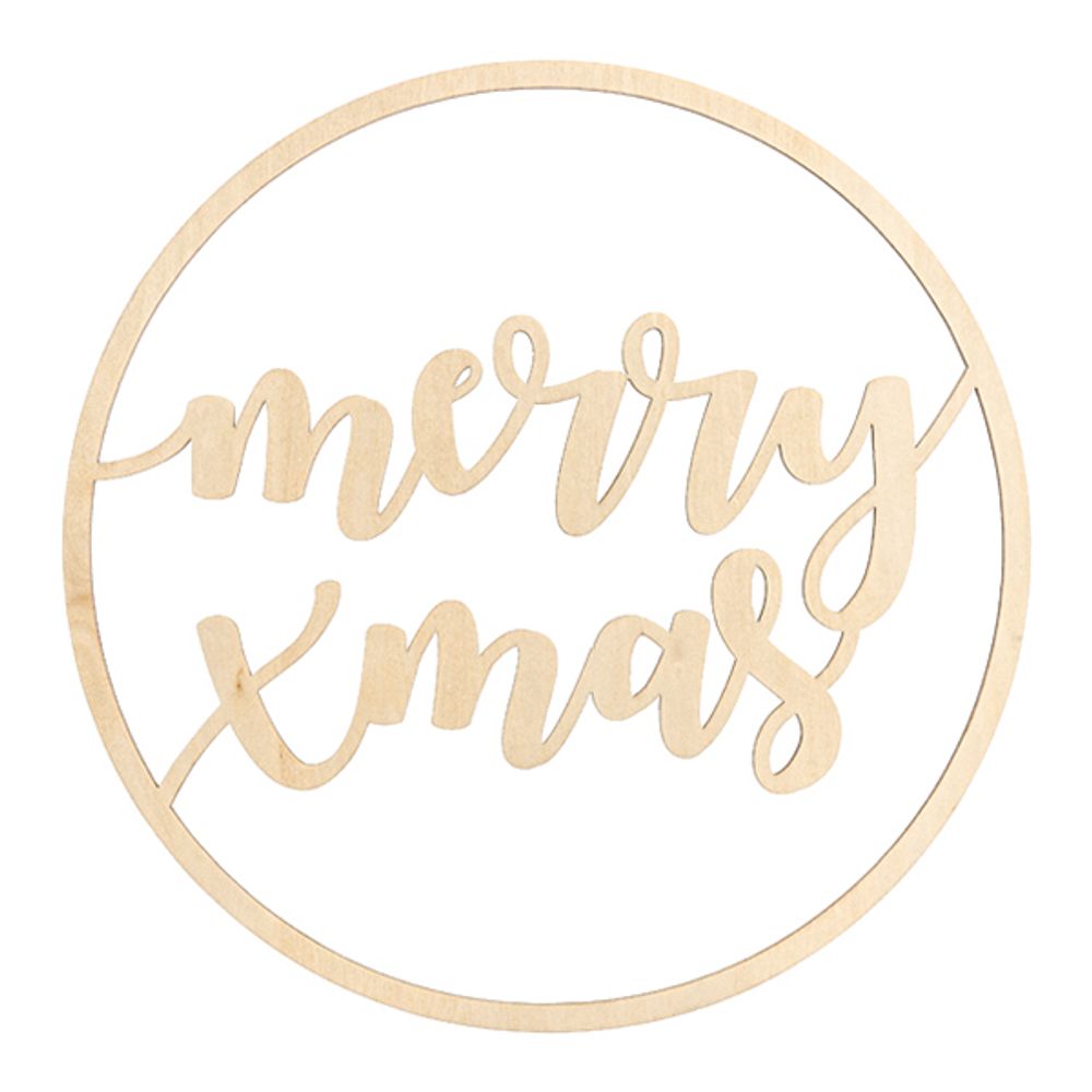 Skilt av Tre Merry Xmas