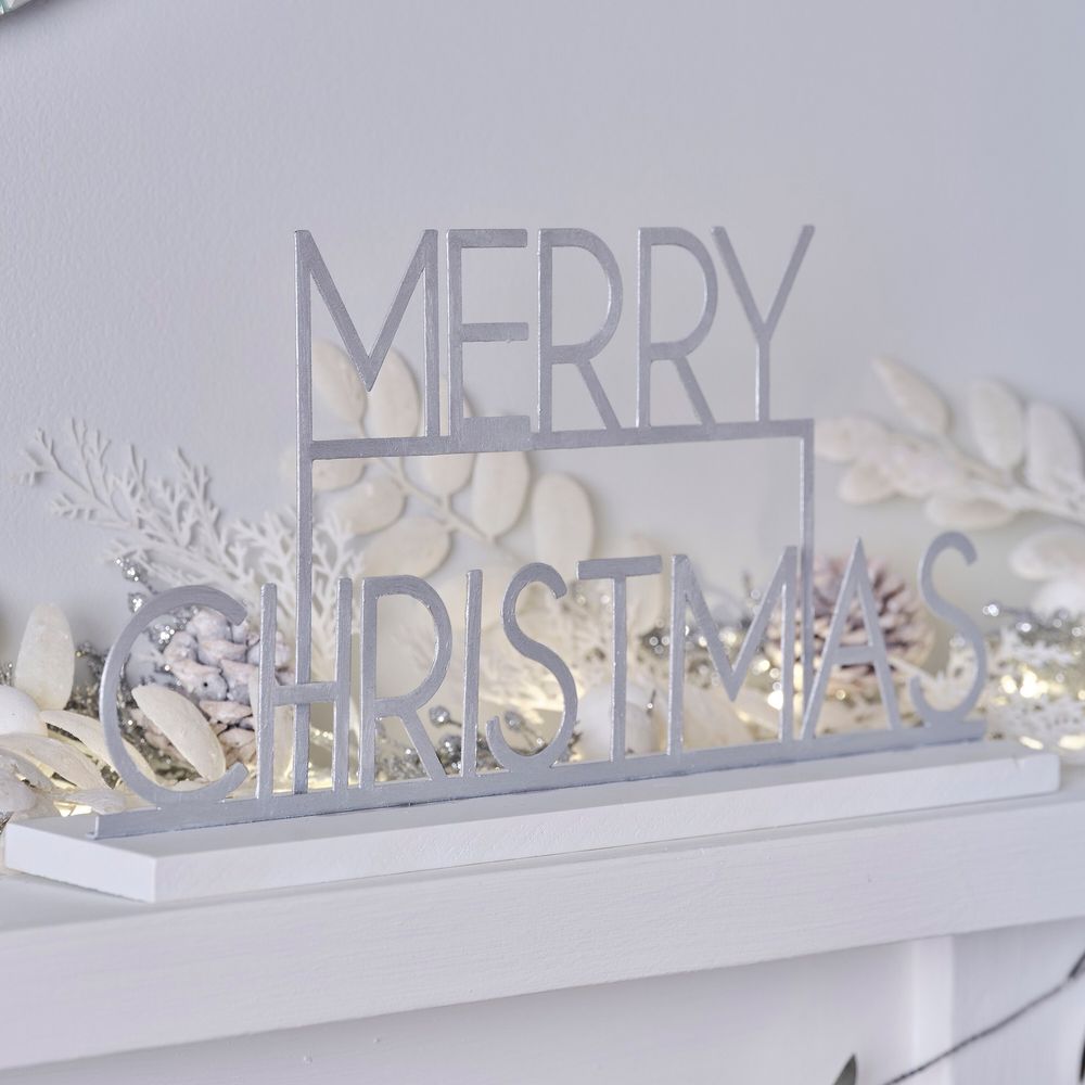 Skilt Merry Christmas