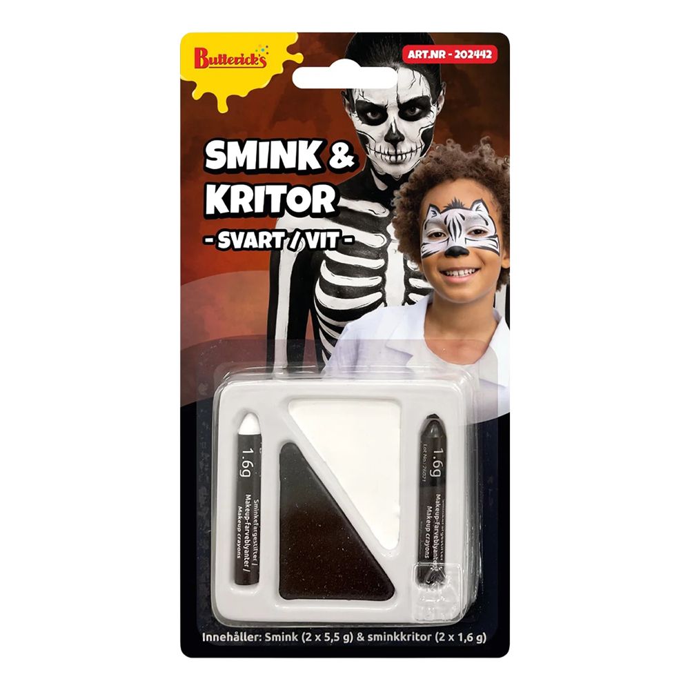 Meikit Ja Kynät Musta/Valkoinen