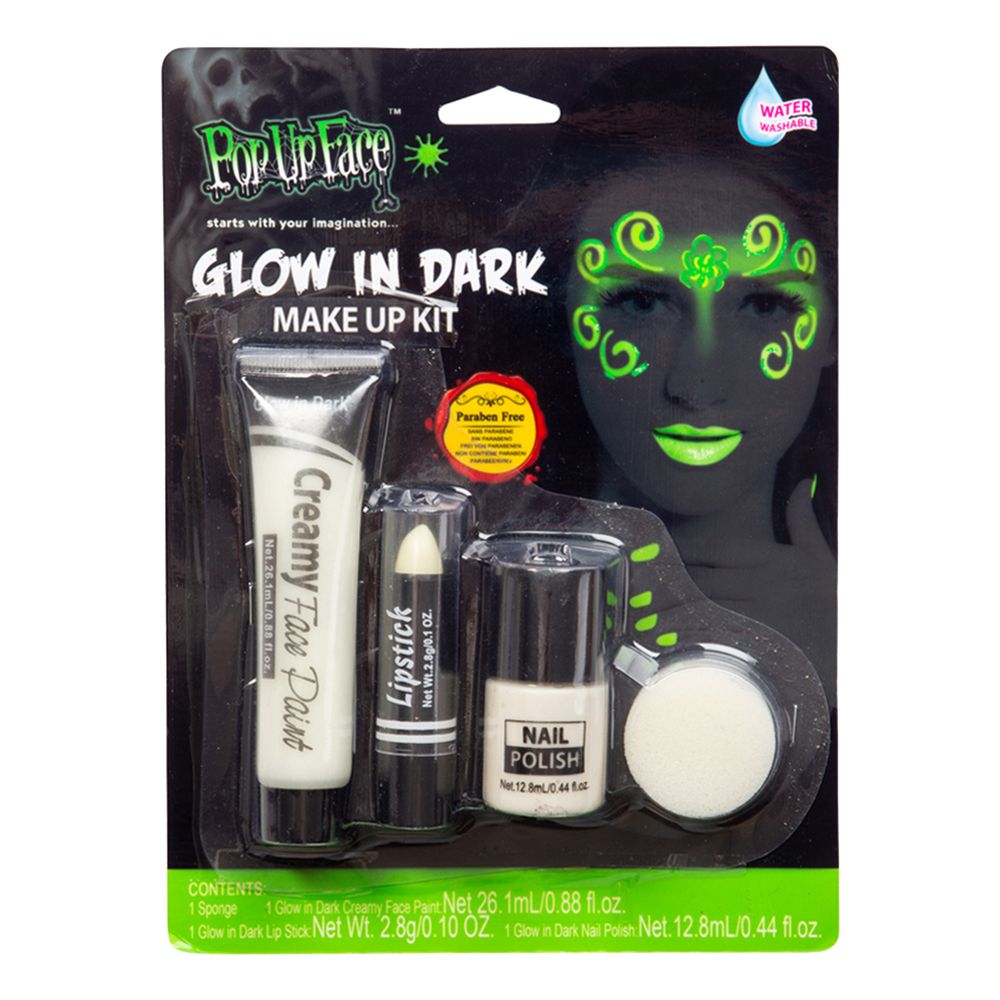 FaceOn Sminkset Glow in the Dark