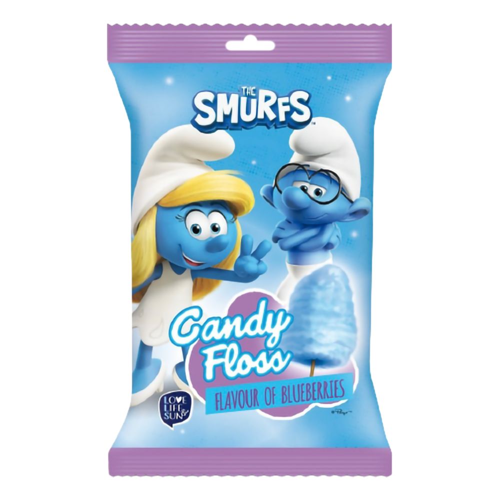 Smurfarna Sockervadd Blåbär Storpack