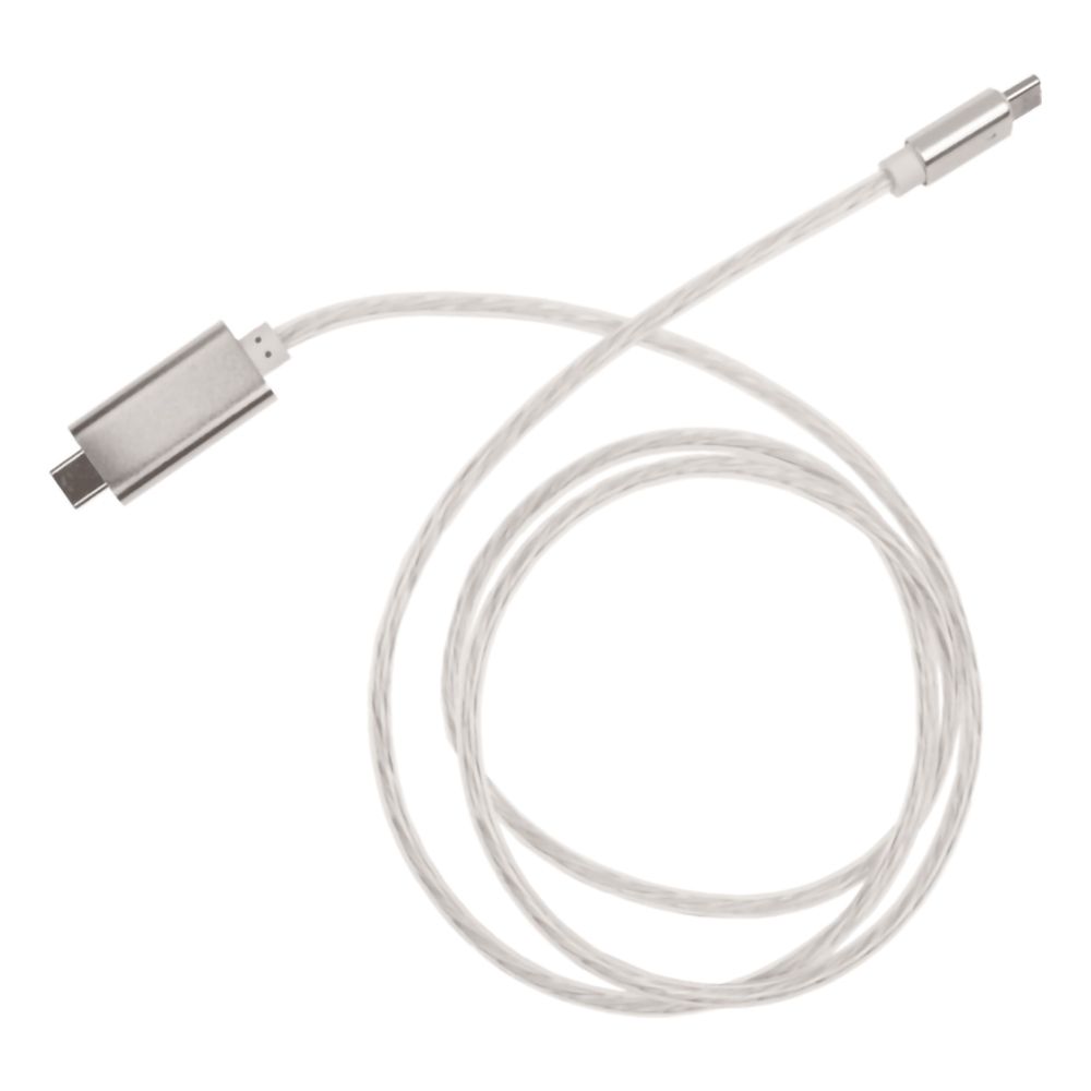 Hurtigopladningskabel med LED USB-C