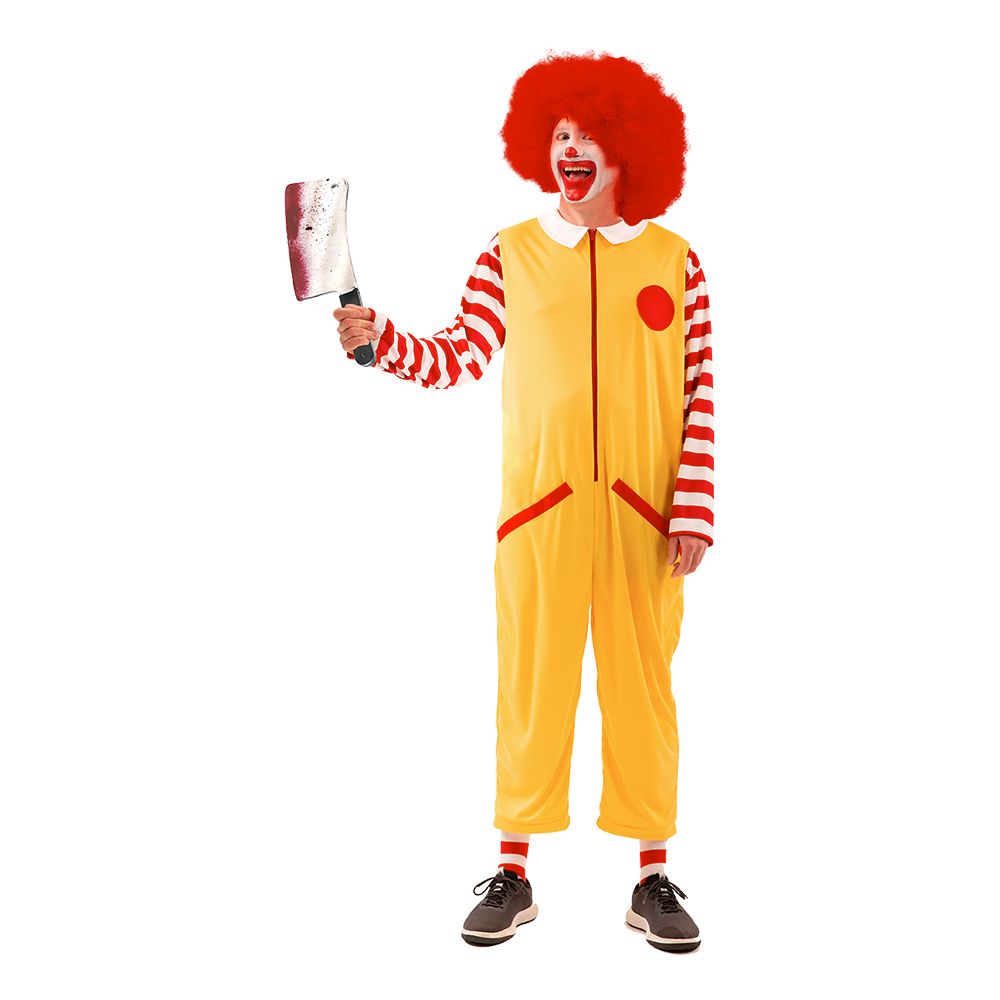 Snabbmats Clown Maskeraddräkt