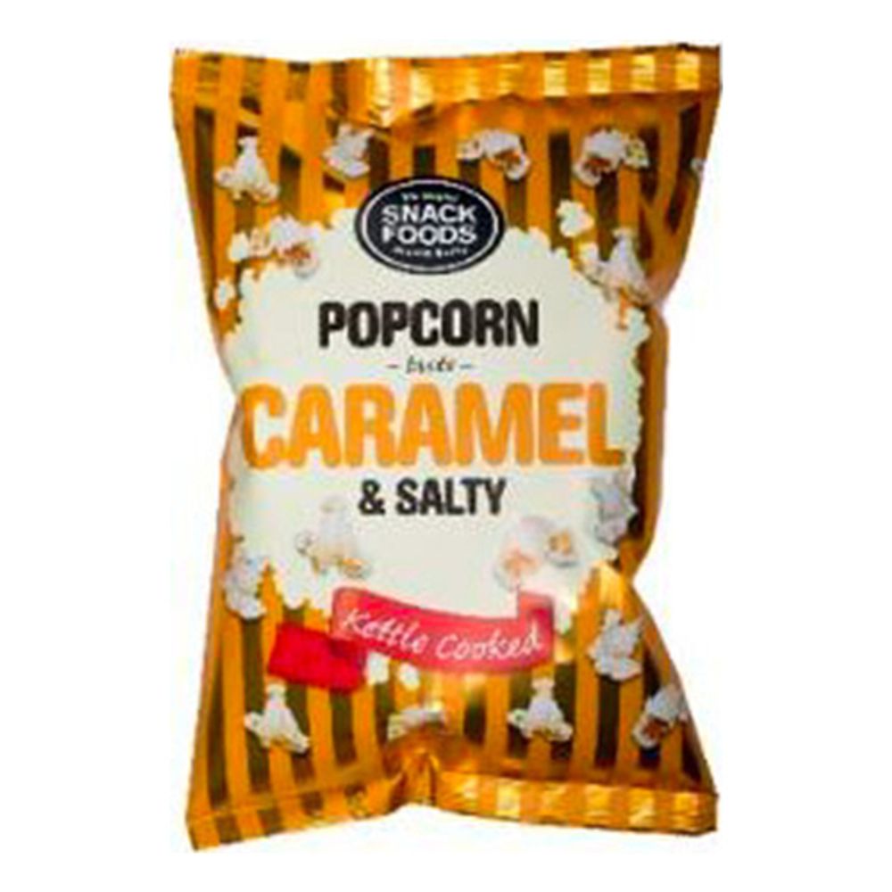 Snacks Foods Popcorn Caramel & Salty