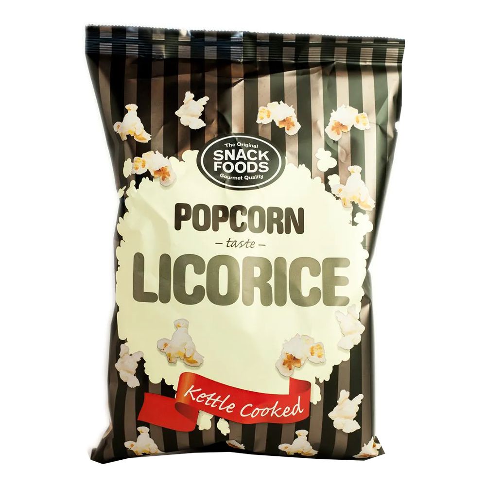 Snacks Foods Popcorn Lakritsi
