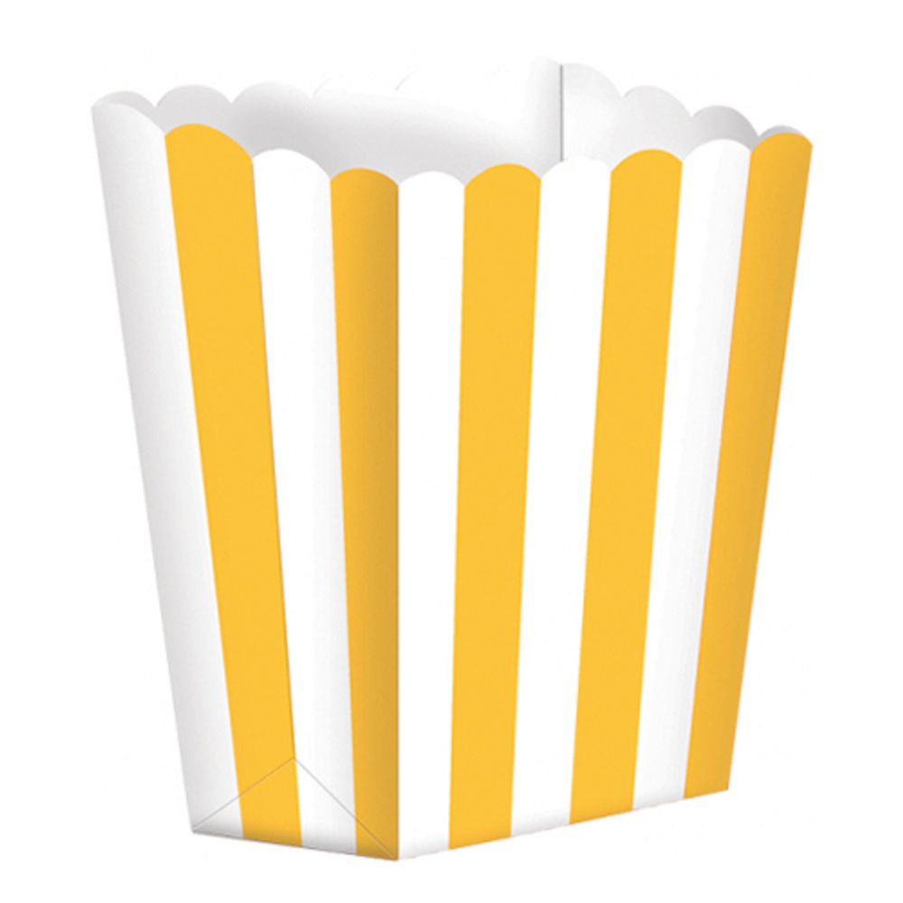 Snacksskåler Gul Stripete