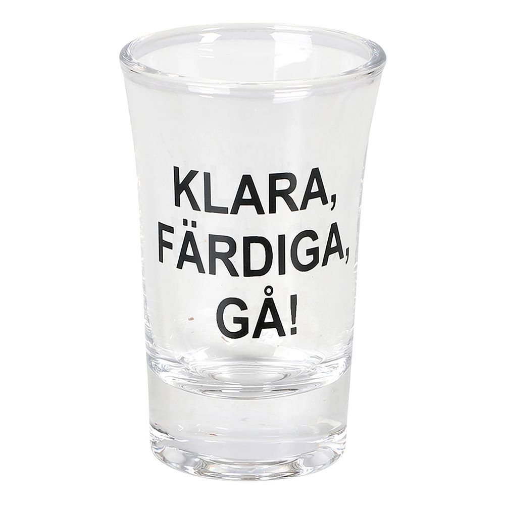 Kirkas snapsilasi Valmiina Paikoillanne Hep